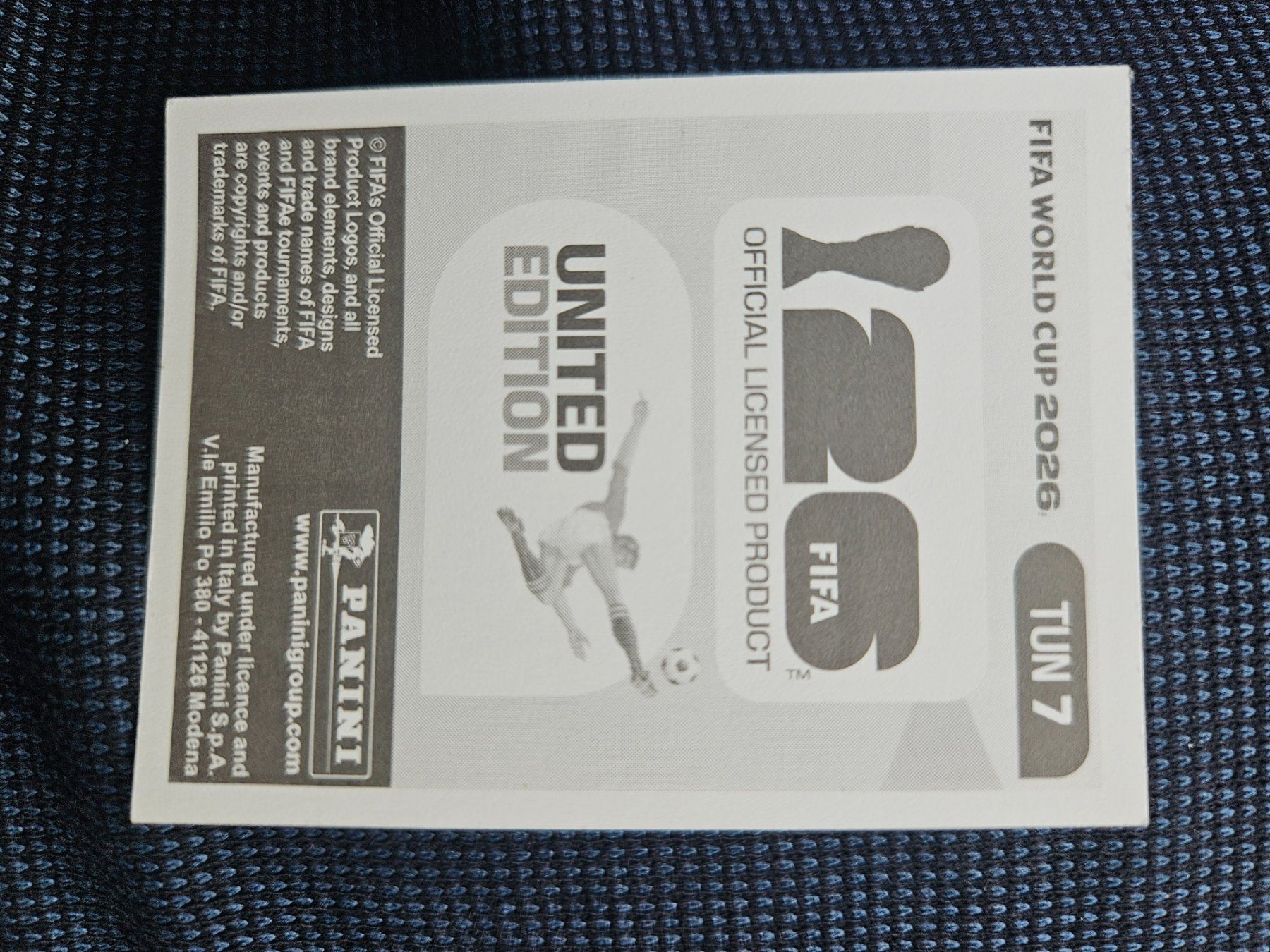Panini Cartes à collectionner: TUN 7 – D'occasion à Würenlingen par Dinli 1