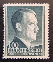 Briefmarke Deutsches Reich 1.00 Generalgouvernement 1942 Top