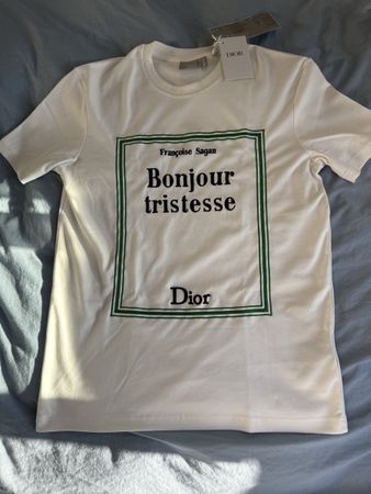 Dior T-shirt with Book Cover Embroidery, relaxed fit