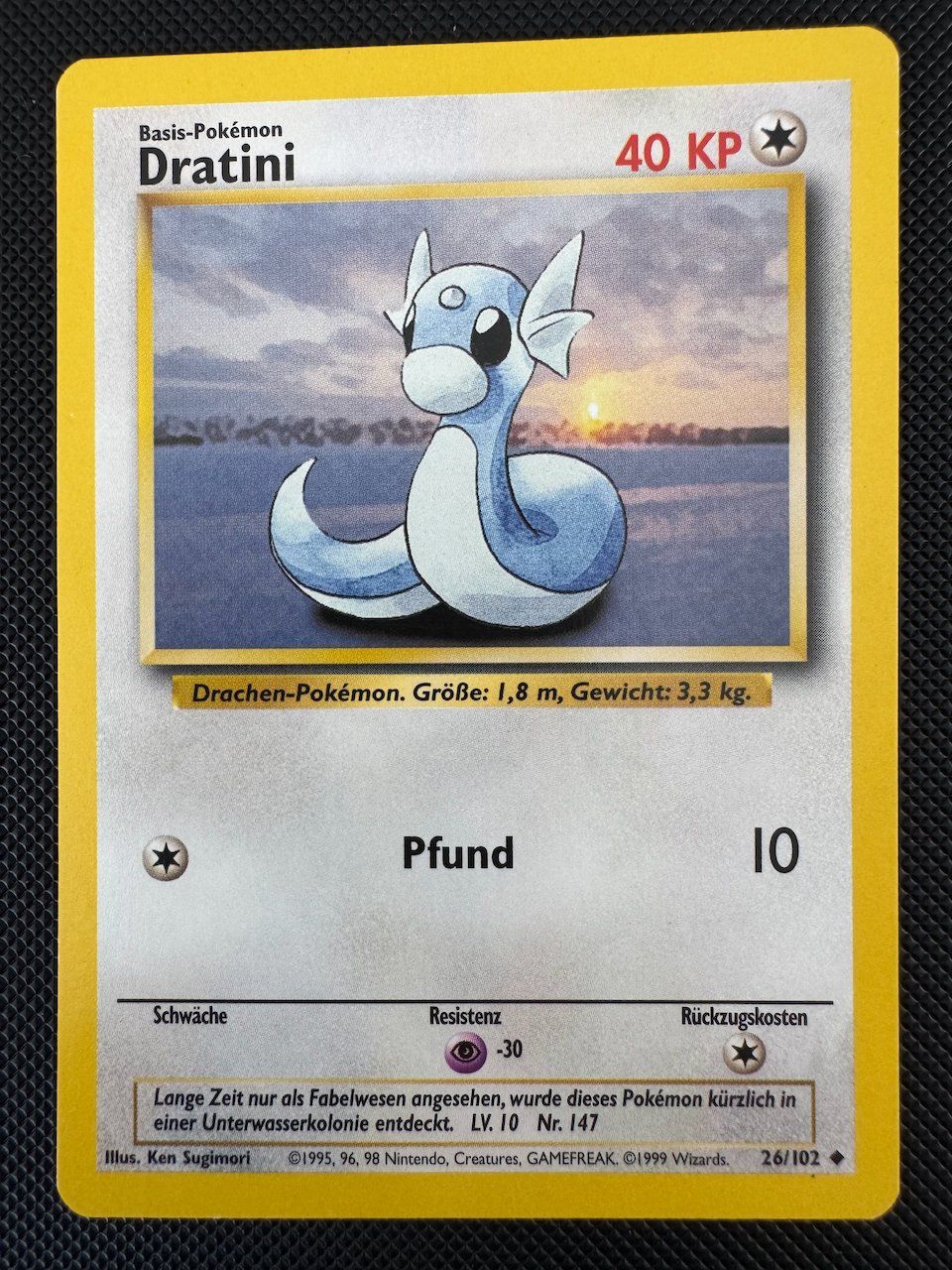 Pokémon Carte collezionabili: Dratini Pokémon Base Set DE 26/102 – Usato da Dübendorf venduto da d_h_dlr5