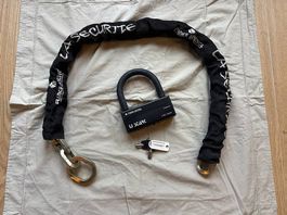 France Antivol STARK A-80 moto + chaîne 115 cm – antivol U
