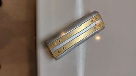Feuerzeug Briquet Cartier, Mod. Santos bicolor, funktioniert