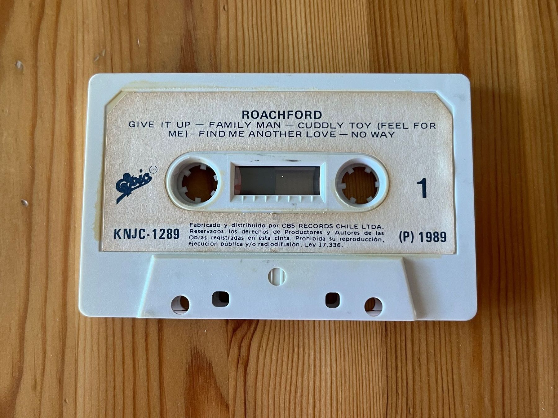 Musicassette: Roachford (KNJC- 1289 / 1989) – Usato da Zürich venduto da Gurkis 6