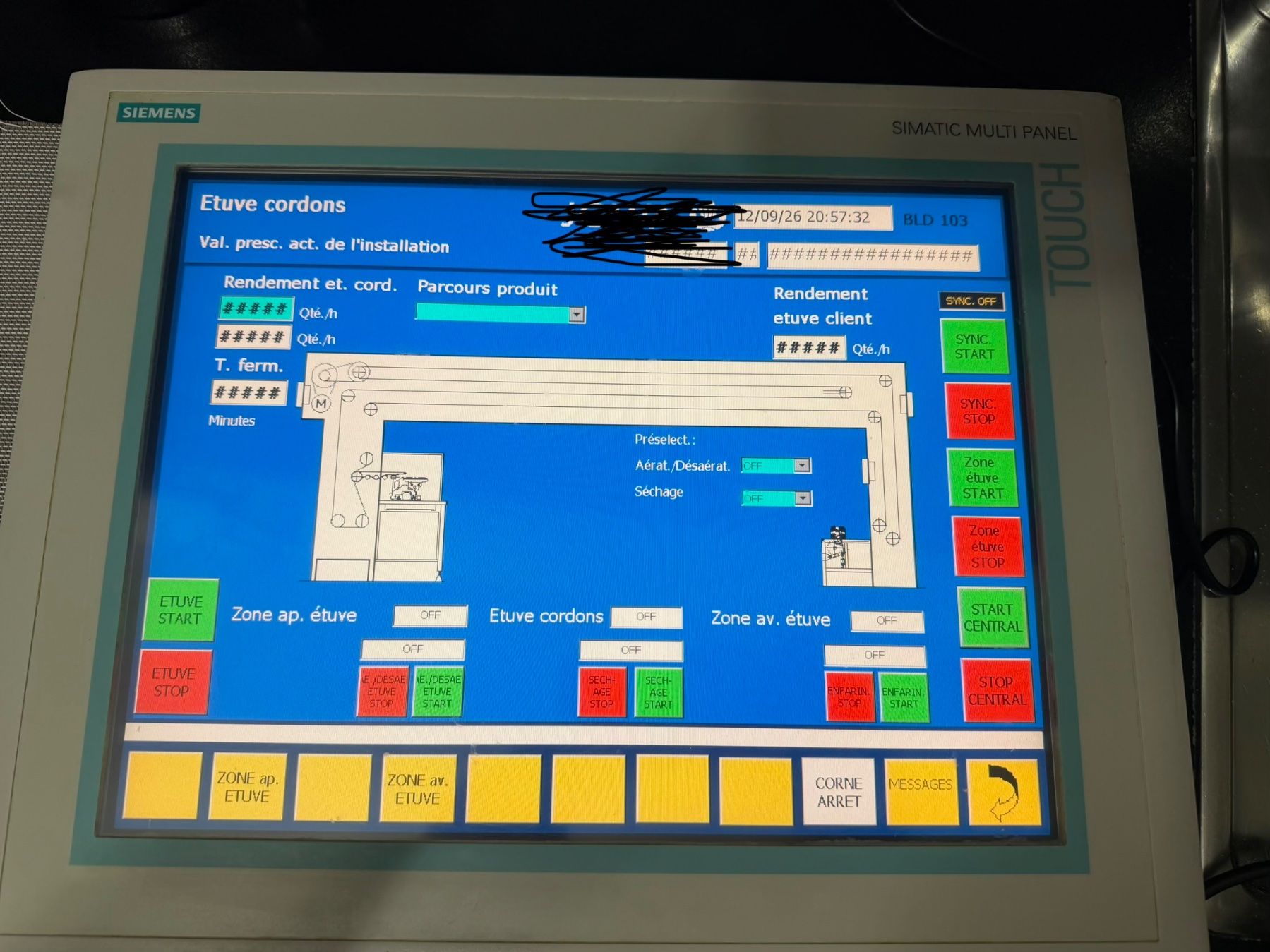 Siemens Steuerung: Siemens SIMATIC MULTI PANEL TOUCH – Gebraucht aus Chavannes-prés-Renens von Noku_1 6
