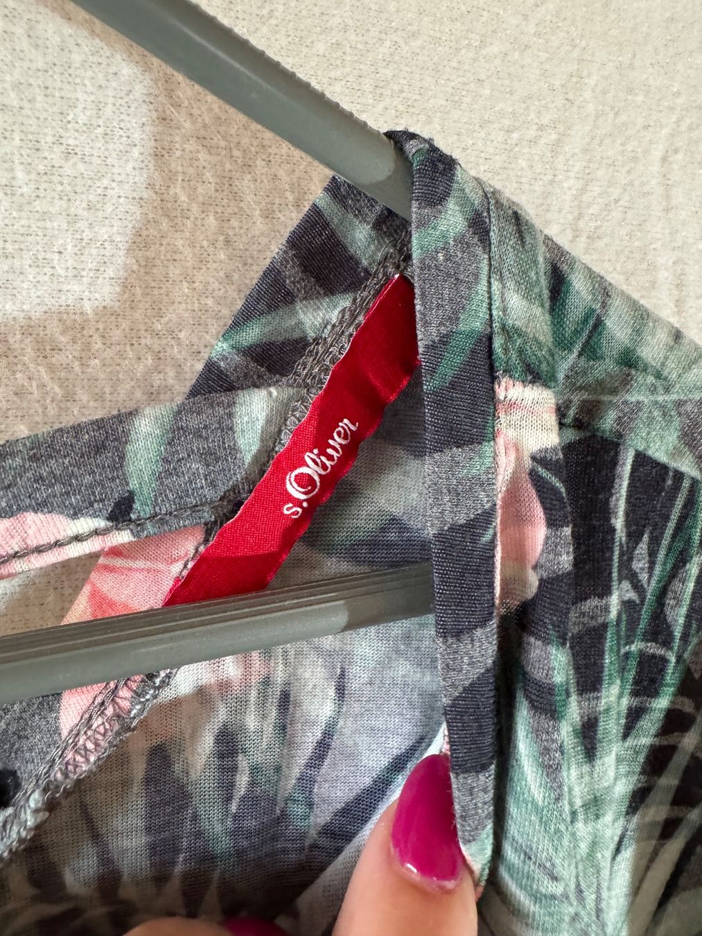 S.Oliver Camicette: Farbenfrohe leichte Bluse von S.Oliver Gr. L – Usato da Grosswangen venduto da second_hand_dress 1