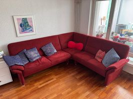 Polstergruppe / Sofa rot