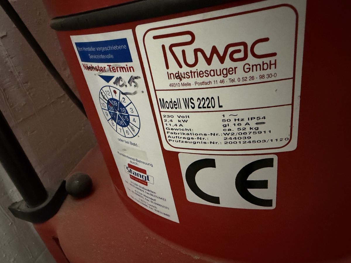Aspirateurs & Accessoires: Ruwac Industrie Sauger – D'occasion à Uster par sneakerchris2001 4