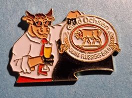 Pin Goldochsen Bier - Ulms flüssiges Gold
