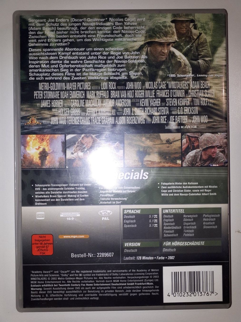 Tutti i DVDs: Windtalkers – Usato da Dietikon venduto da Buchantiqdietikon 1