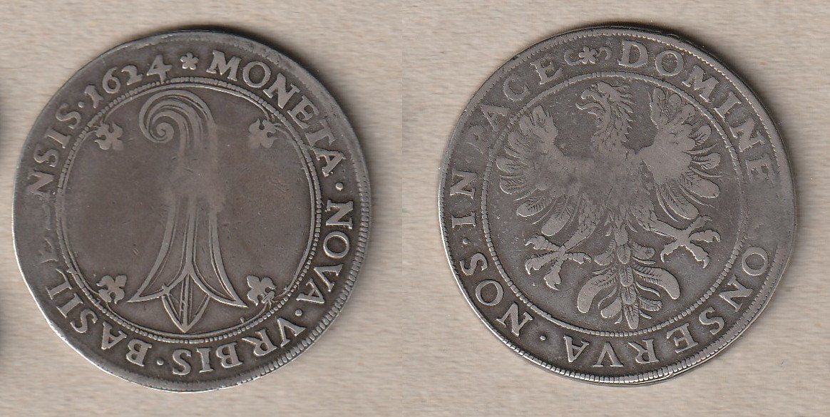 Tutti le monete: Stadt Basel, Taler 1624 – Usato da Allschwil venduto da Coinfreak