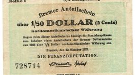Bremen 8.4 Goldpfennig Reihe 1 22.10.1923 VZ+-VZ++