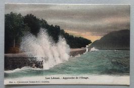 Lac Léman - Approche de l' Orage