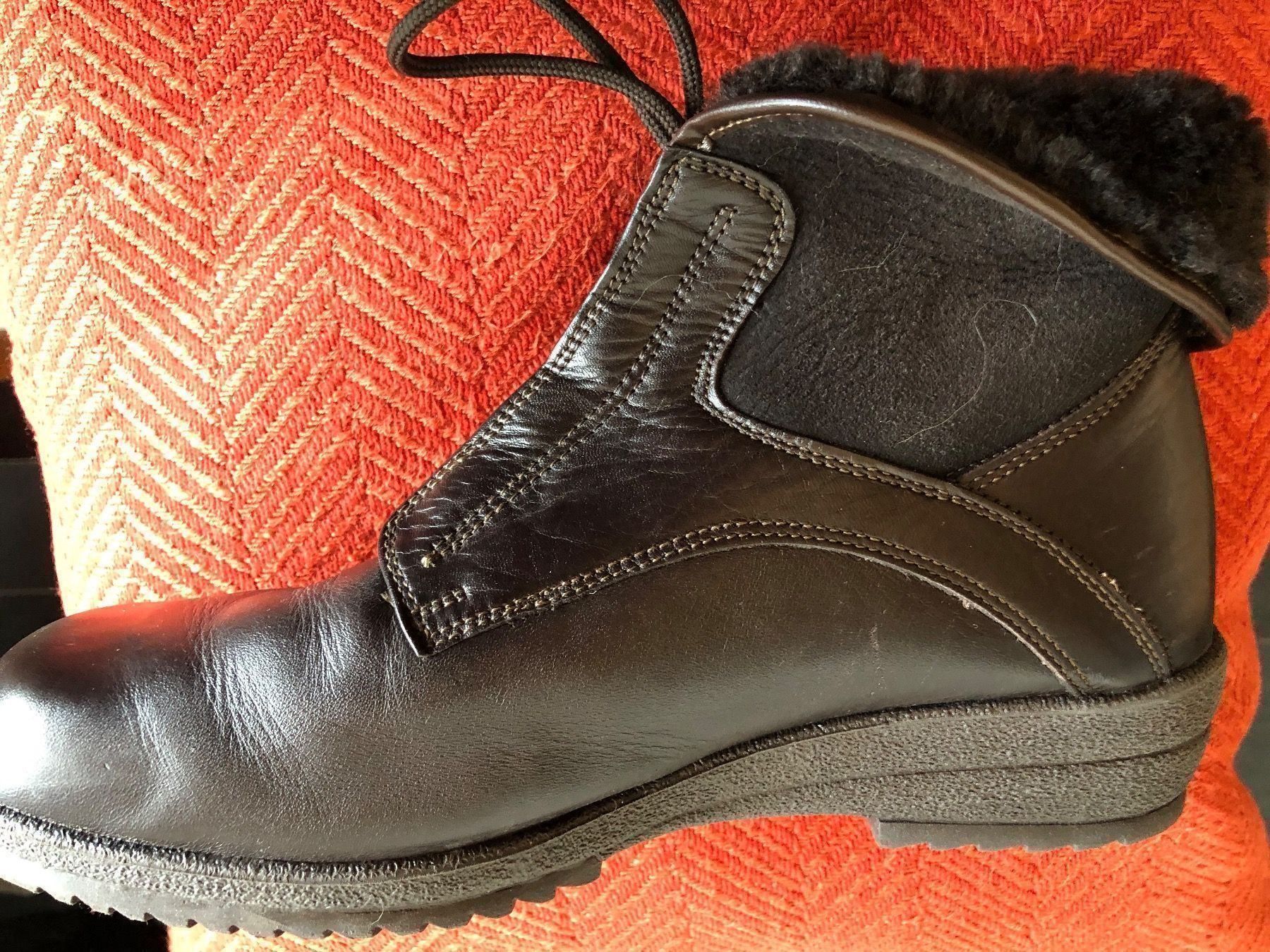 Chaussures femmes: STIEFELETTE  Damen Leder Winter mit Echtfell Lammfell – Neuf (Voir description) à Scuol par Lotus2020 5