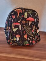 Rucksack Pilzmuster schwarz Damen Klein Zustand neu