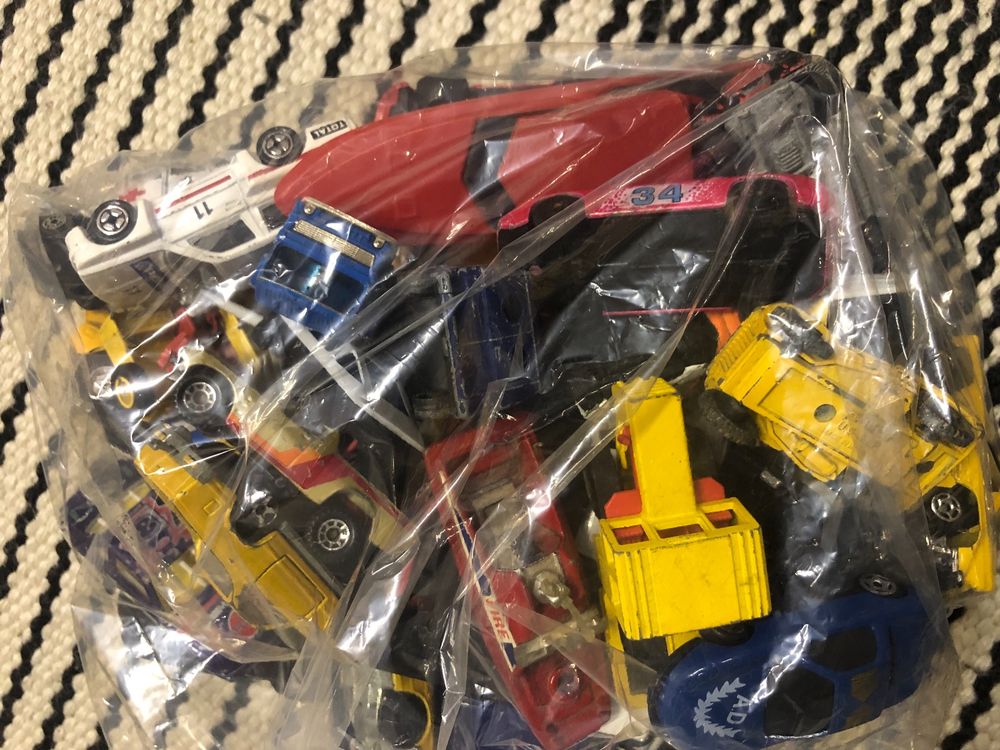 Lot De 14 Voitures Miniatures Majorette Anciennes - Série 200 Rail/route - Occasion, état D'origine