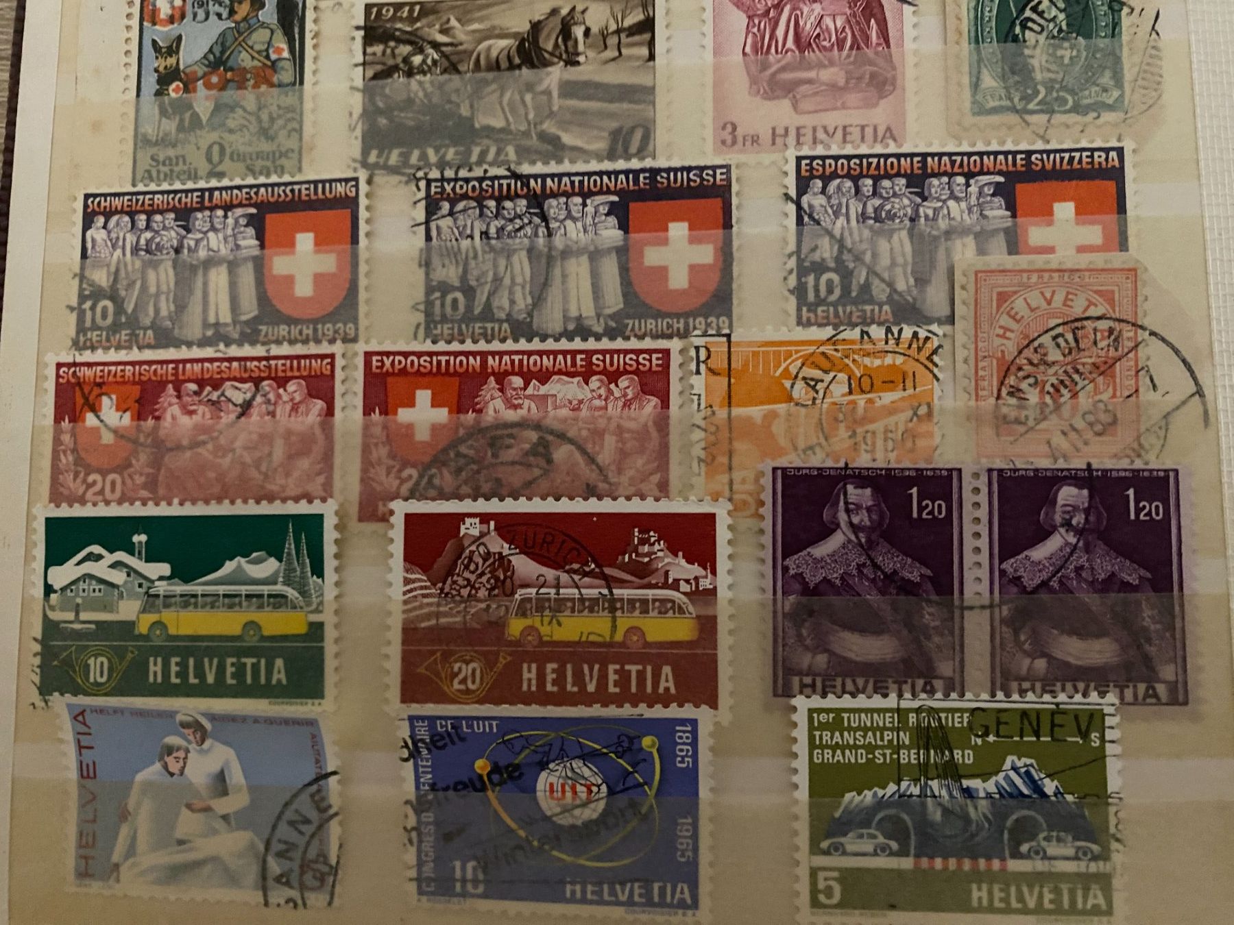 Tutti i francobolli: Alte Briefmarken Sammlung Schweiz .37Stuck – Usato da matten b. interlaken venduto da jfran17 3