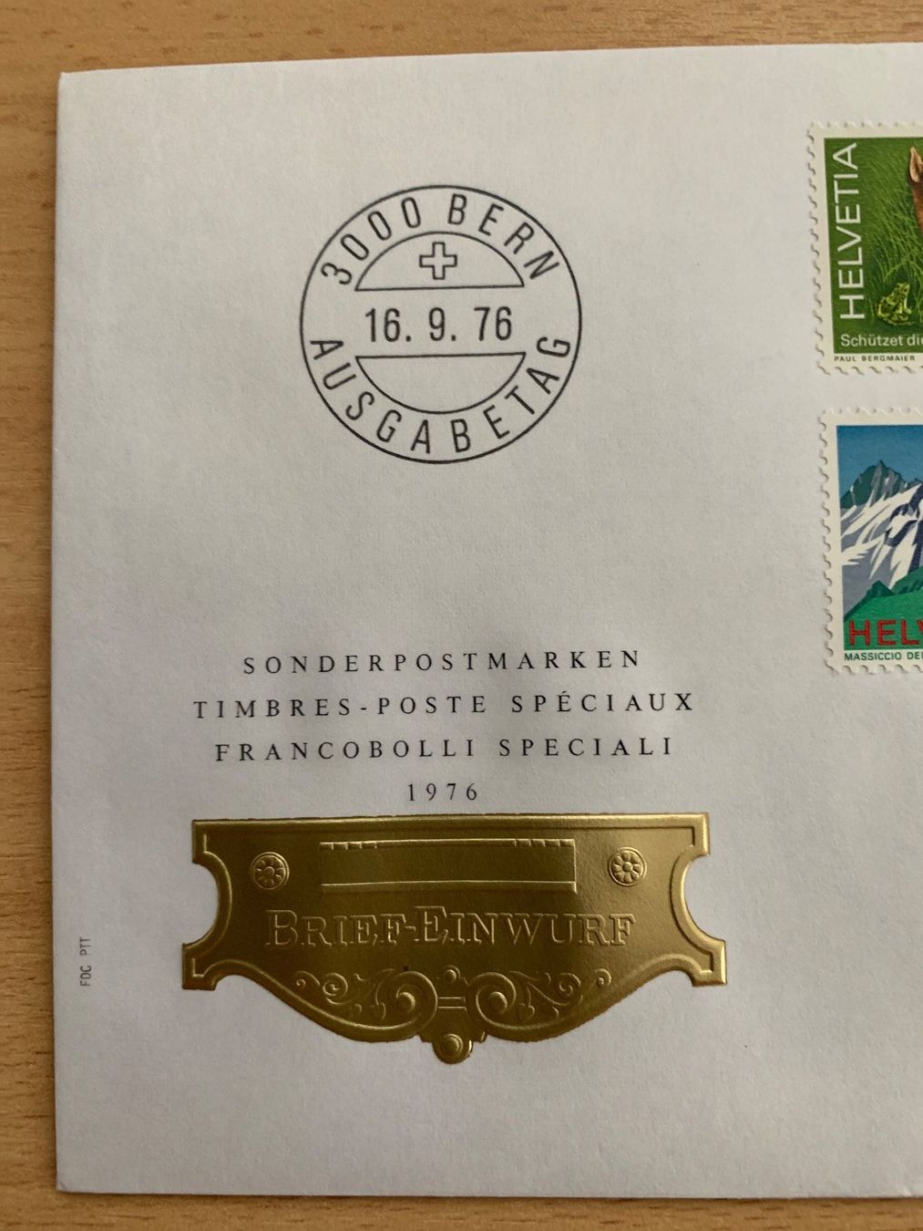 Tutti i francobolli: Sonderpostmarken 1976 Timbres-Poste Briefeinwurf – Usato da Ibach venduto da lisch3 2
