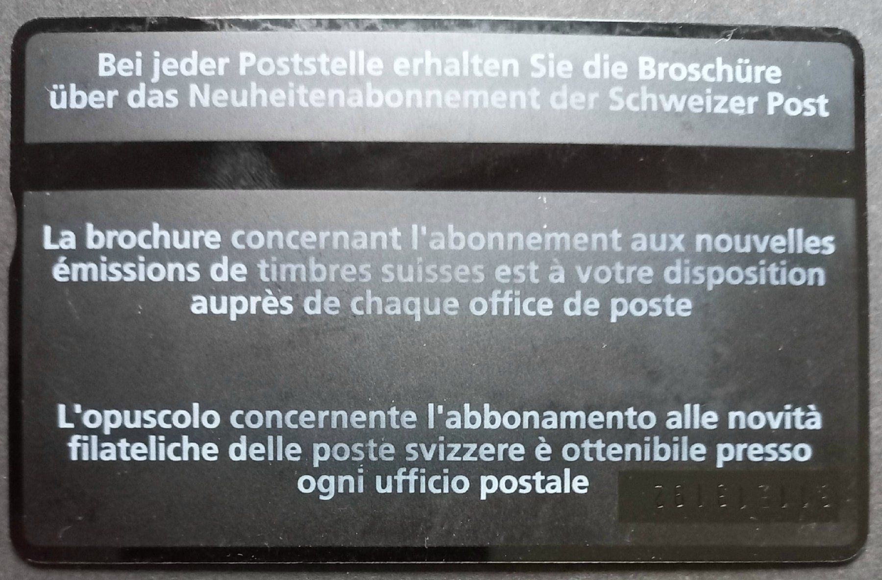 Swisscom Schede telefoniche: Taxcard - zu Briefmarke - CH – Usato da Niederuzwil venduto da lubimaja 1