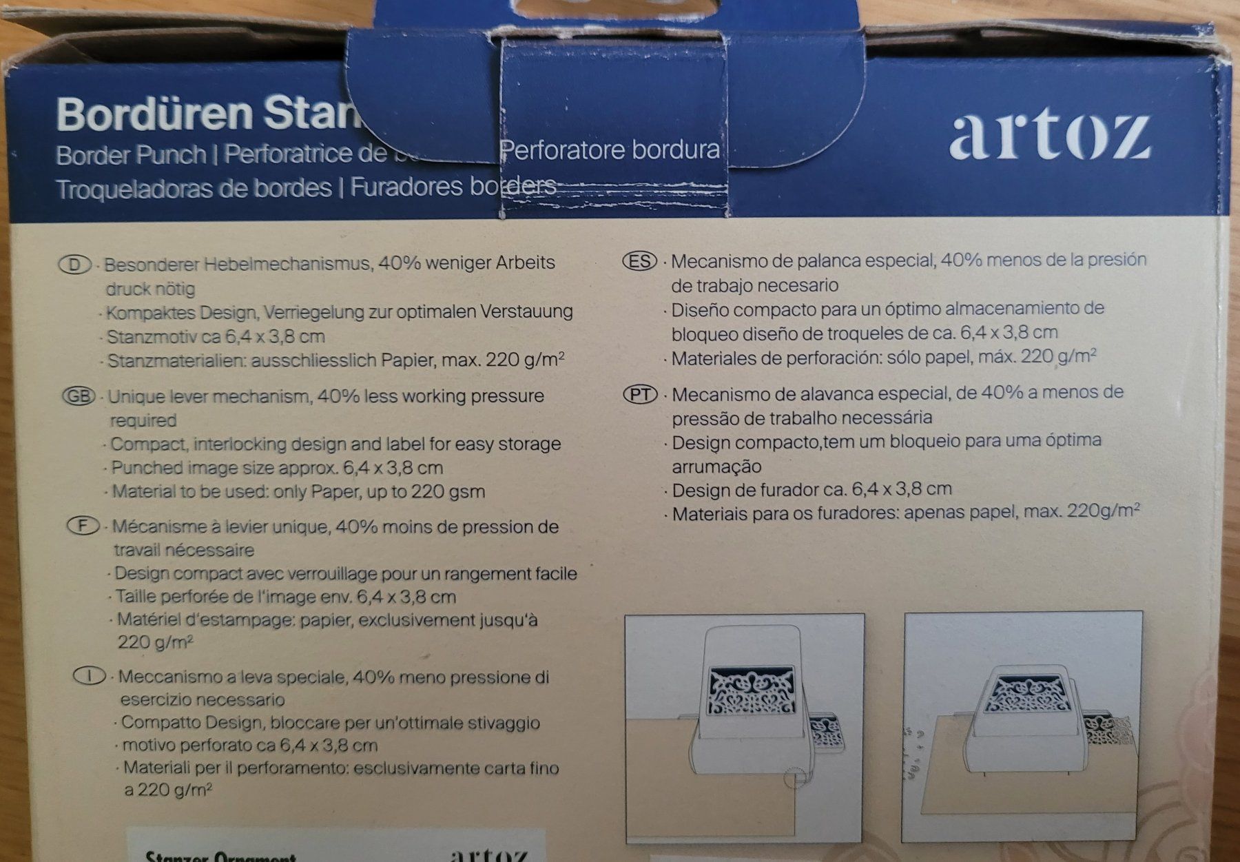 Kit bricolage: Artoz Bordüren Stanzer Häuser Fabrikneu! – Nuovo e nell'imballaggio originale da Lupfig venduto da Angel17 2