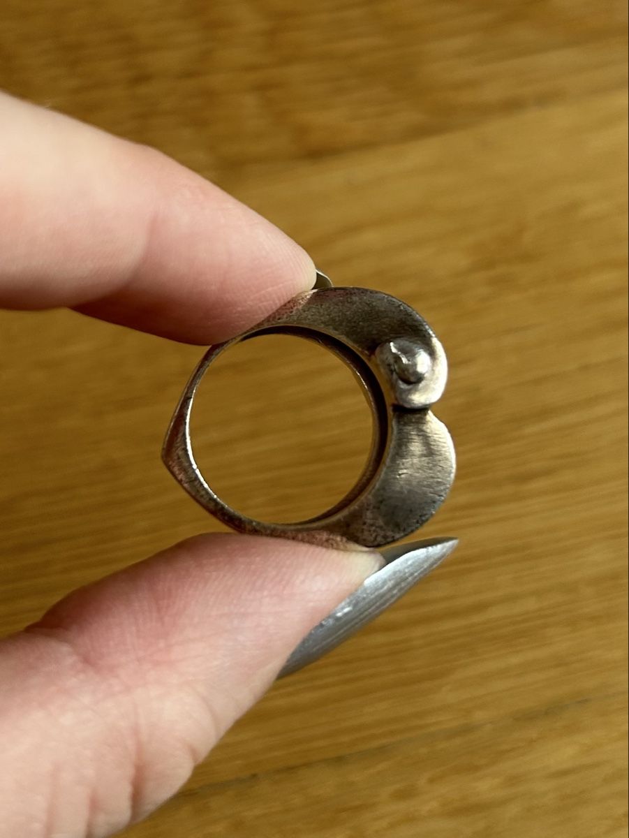 Anelli: Vintage Herzförmiger Ring – Usato da Bern venduto da Ilikebluegems 3