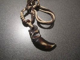 Kette mit Anhänger Elefantenkopf