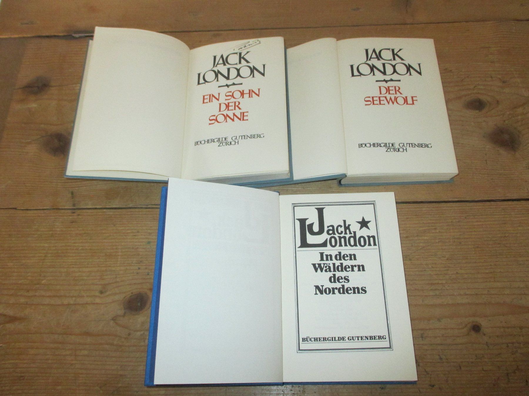 Libri: Jack London - 3 Bücher – Usato da Flims - Dorf venduto da Stagediver 1