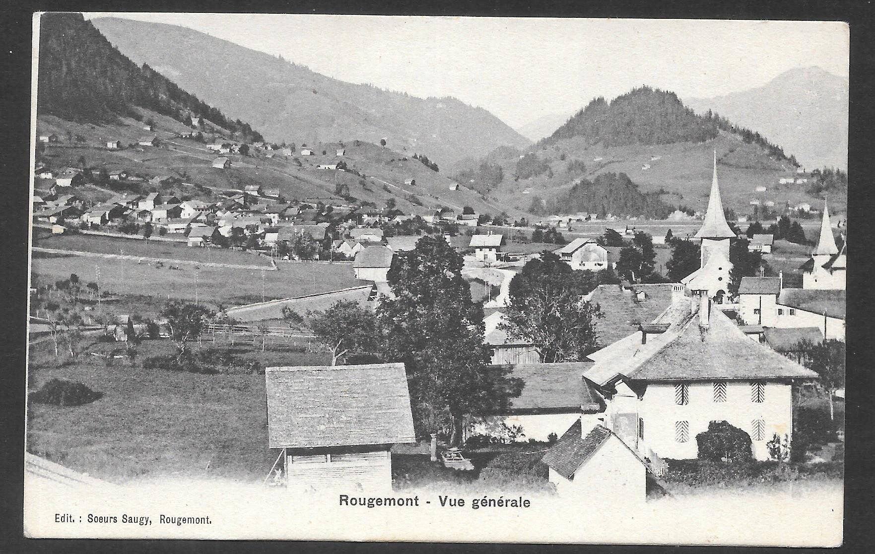 Cartes postales: Rougemont Vue générale – D'occasion à Olten par clotaldi