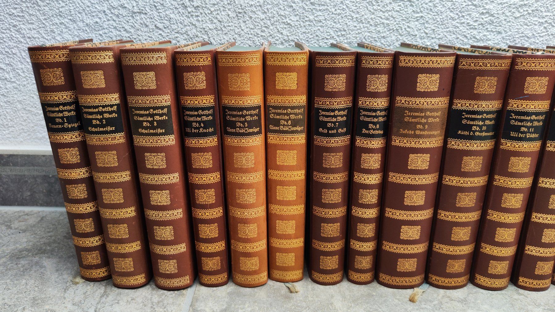 Bücher: Gotthelf, gesamtes Werk, Lederrücken – Gebraucht aus Lenzburg von Dani_Lenzburg 1