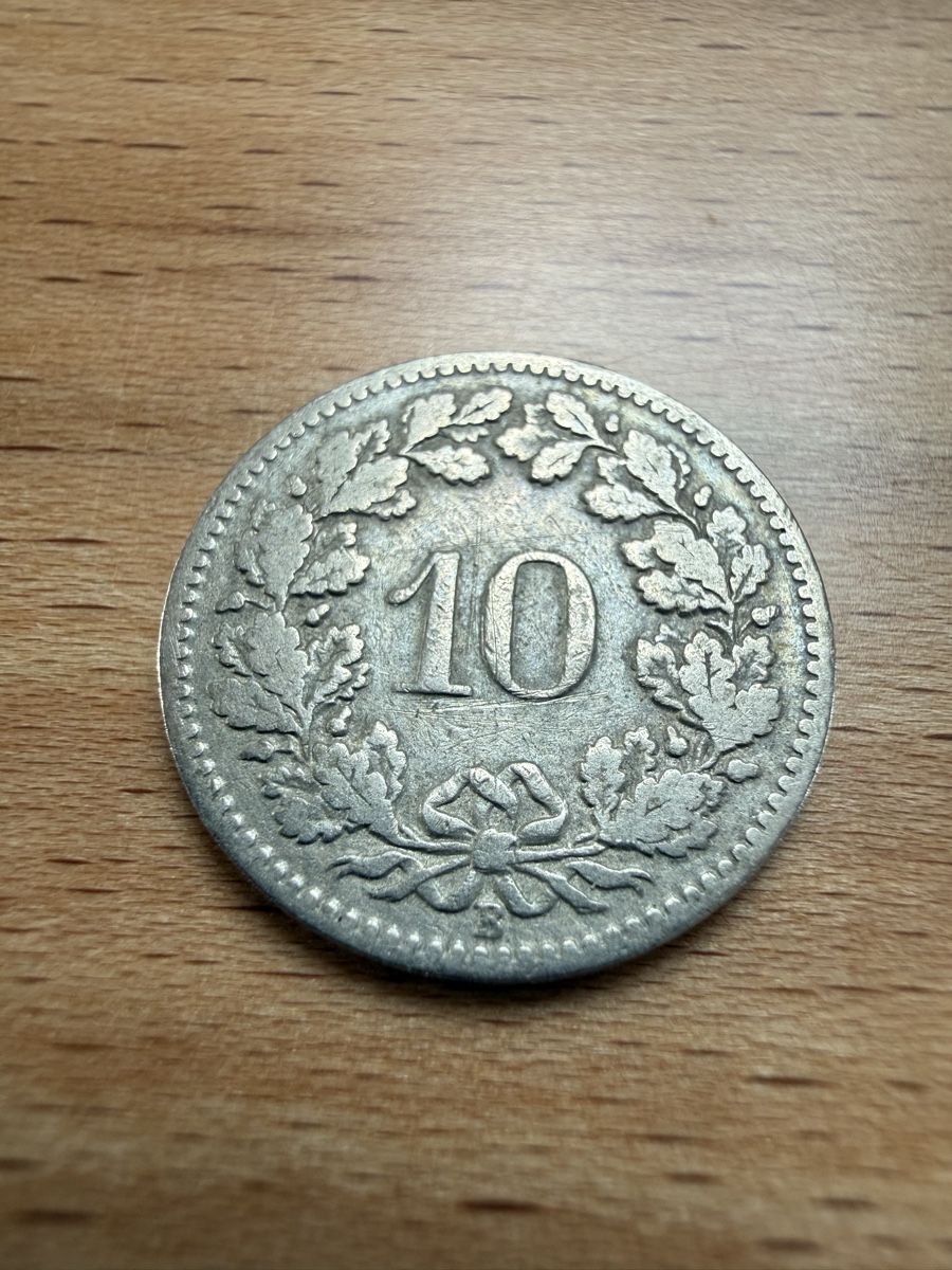 Toutes les monnaies: 10 Rappen münze 1901 – D'occasion à Grenchen par Bastet007 3