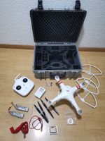 DJI Phantom 3 Drohne + Controller + Hardcase + Zubehör