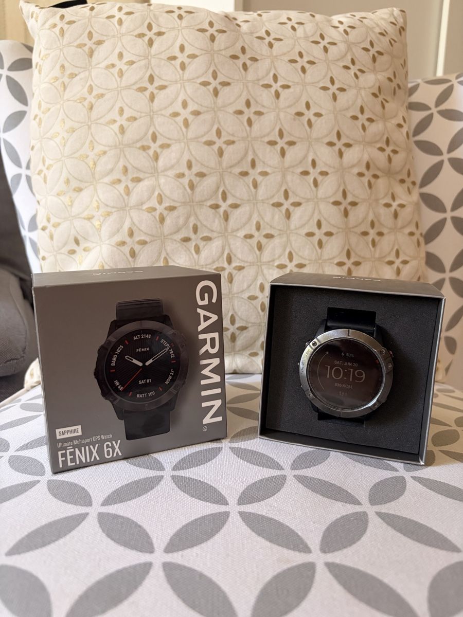 Montre GPS Garmin Fenix 6X Sapphire Gris avec boite (Gebraucht) in — free download