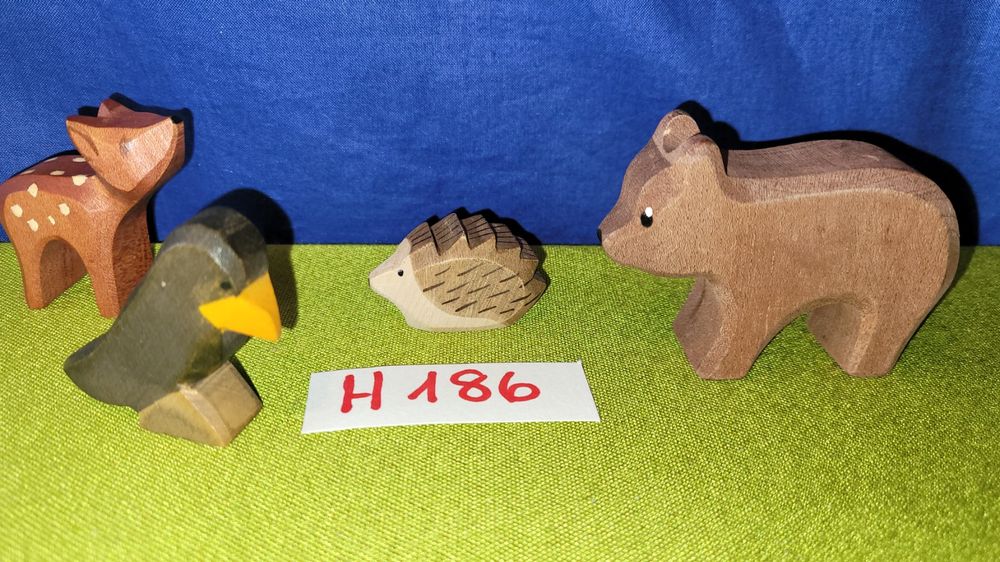 Lilu Wildschwein Keiler Mit Leuchtendem Herz – Handbemaltes FSC-Holzspielzeug, DEKRA Zertifiziert