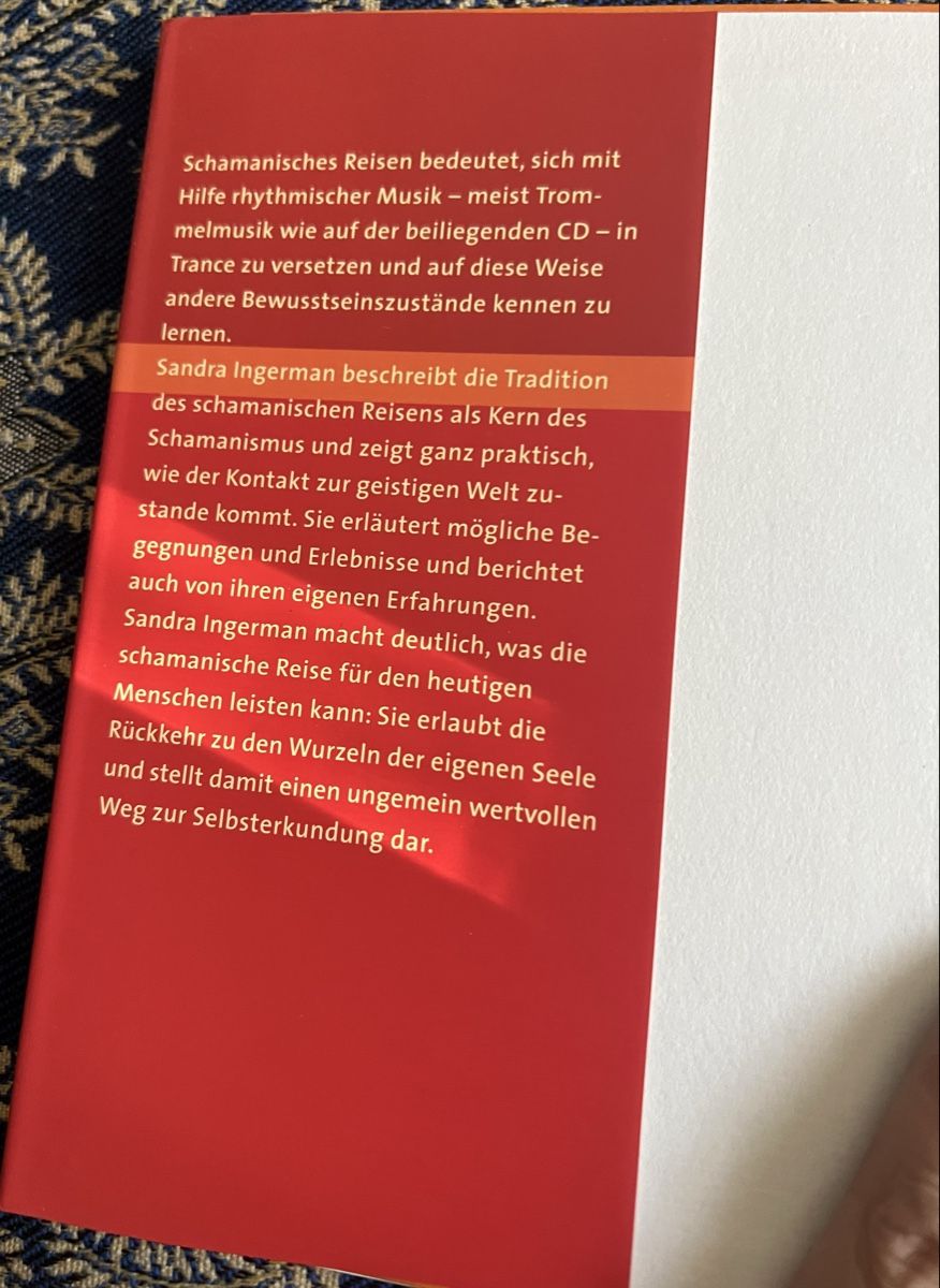 Libri: Die schamanische Reise Sandra Ingerman mit CD – Usato da Basel venduto da Caramelbonbon 2