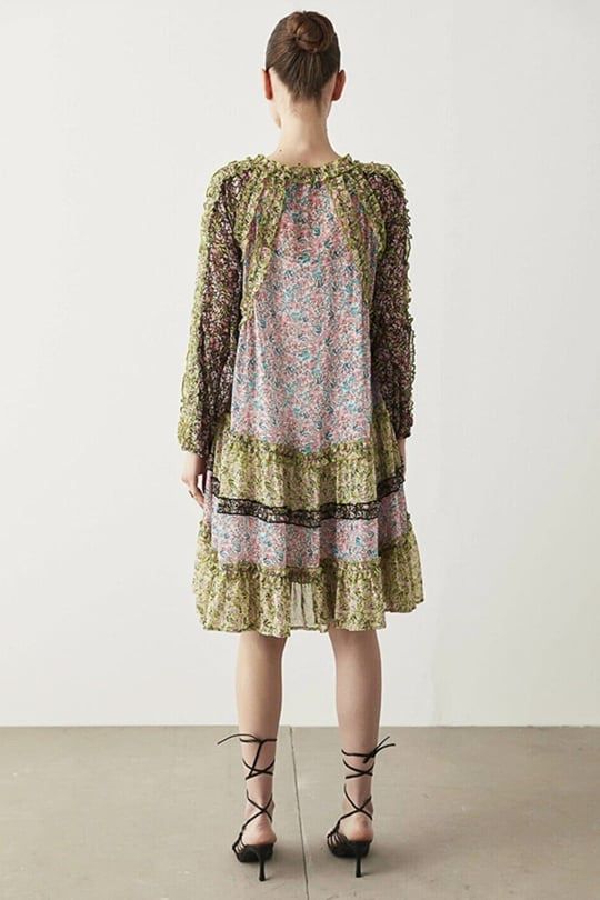 Vestiti: Robe tunique IPEKYOL à fleurs, taille 38, polyester – Usato da Morges venduto da sandy069 9