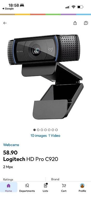 Logitech Webcams: Logitech Pro C920 Webcam – Gebraucht aus Allschwil von kiirota 1