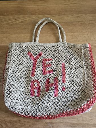 the Jacksons Handtasche 100% Jute Netzoptik neu
