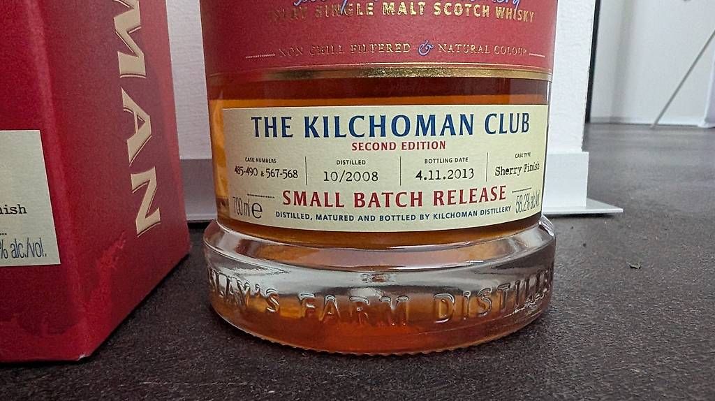 Kilchoman Bevande alcoliche: Whisky Kilchoman 2008 – Nuovo e nell'imballaggio originale da Zürich venduto da Gomilozyt 1