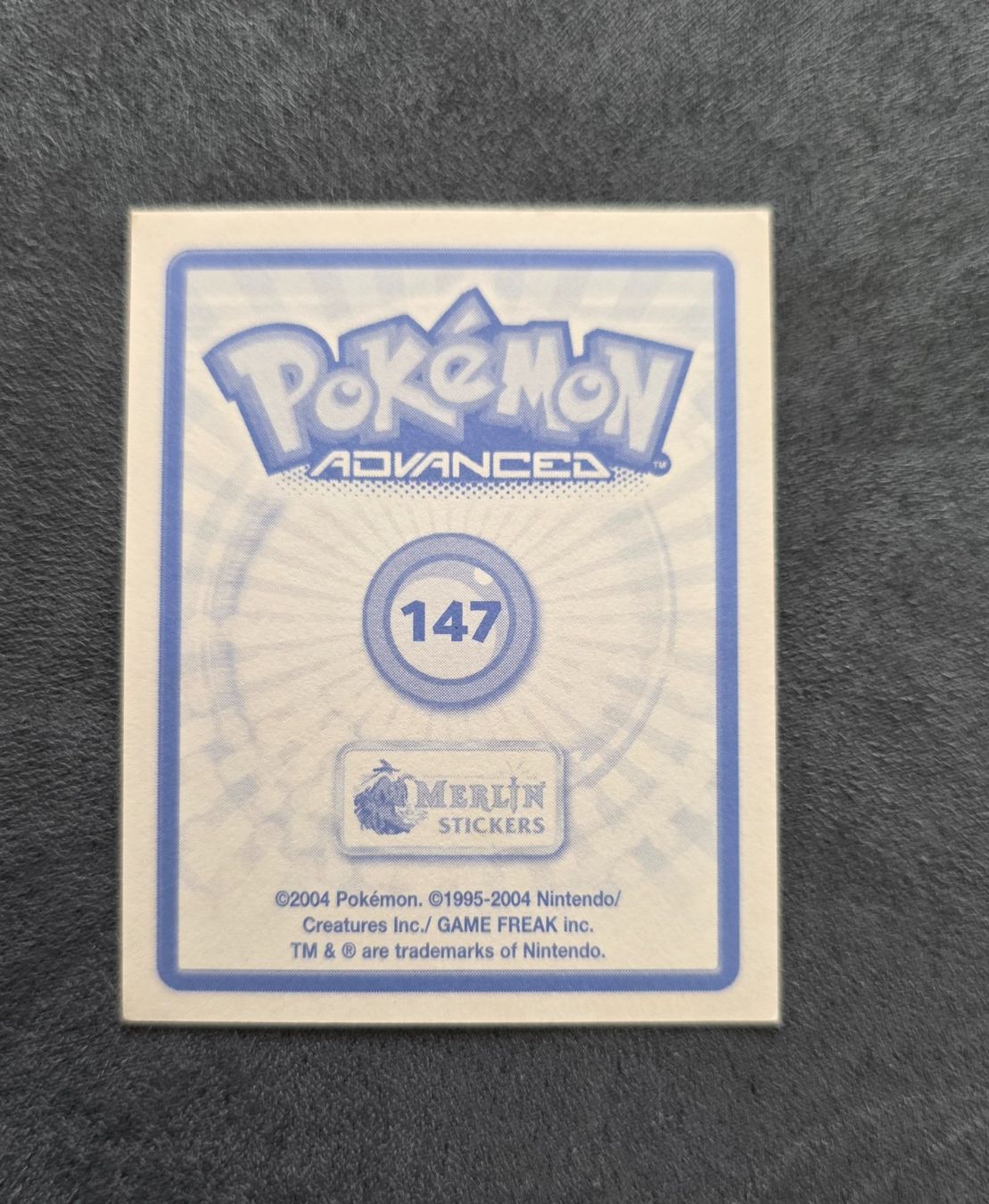 Pokémon Carte collezionabili: Pokémon Advanced Merlin Sticker Topps selten – Nuovo (secondo la descrizione) da Roggwil BE venduto da S_Cards 1