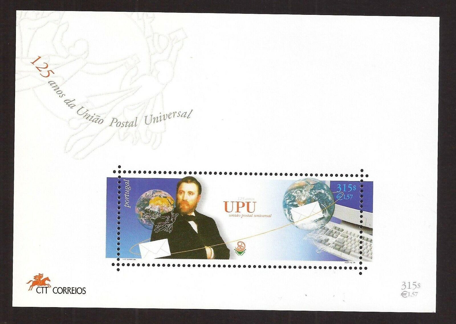 Tutti i francobolli: Portugal 1999, Block MNH** – Nuovo (secondo la descrizione) da Laupersdorf venduto da Rc.Jb