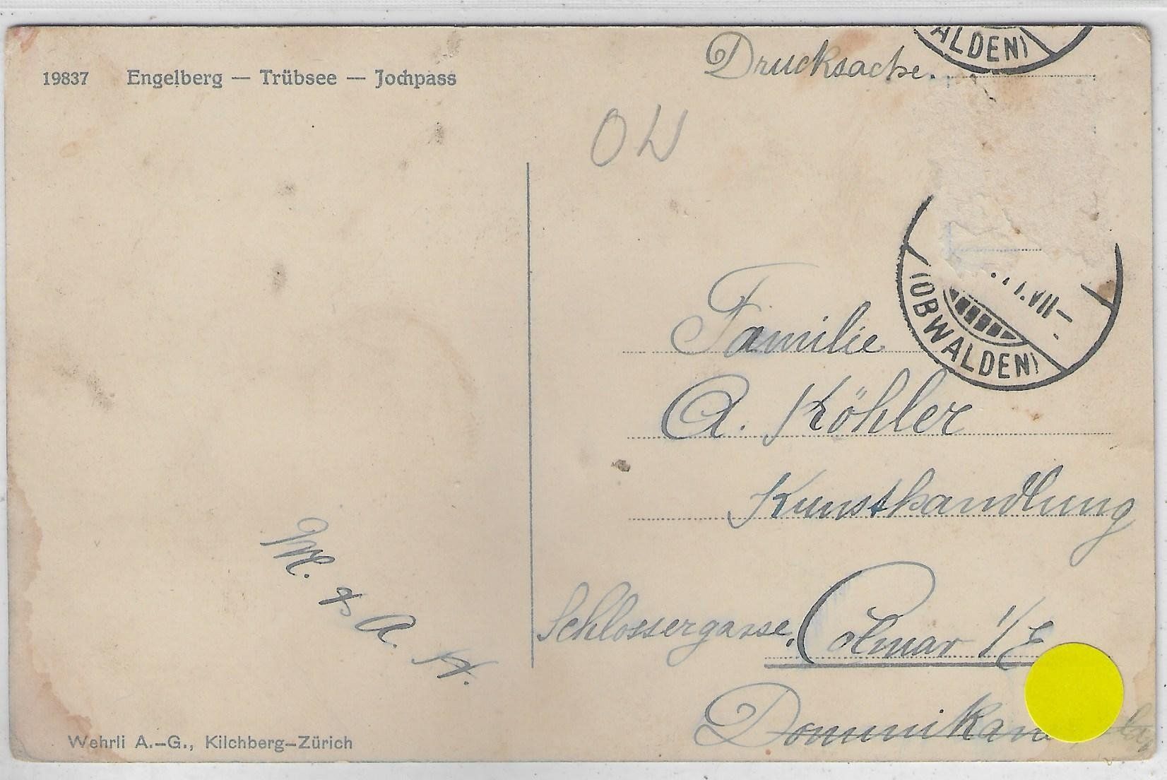 Cartoline postali: Panorama Engelberg - Litho – Usato da Ettingen venduto da Kartenplanet 1