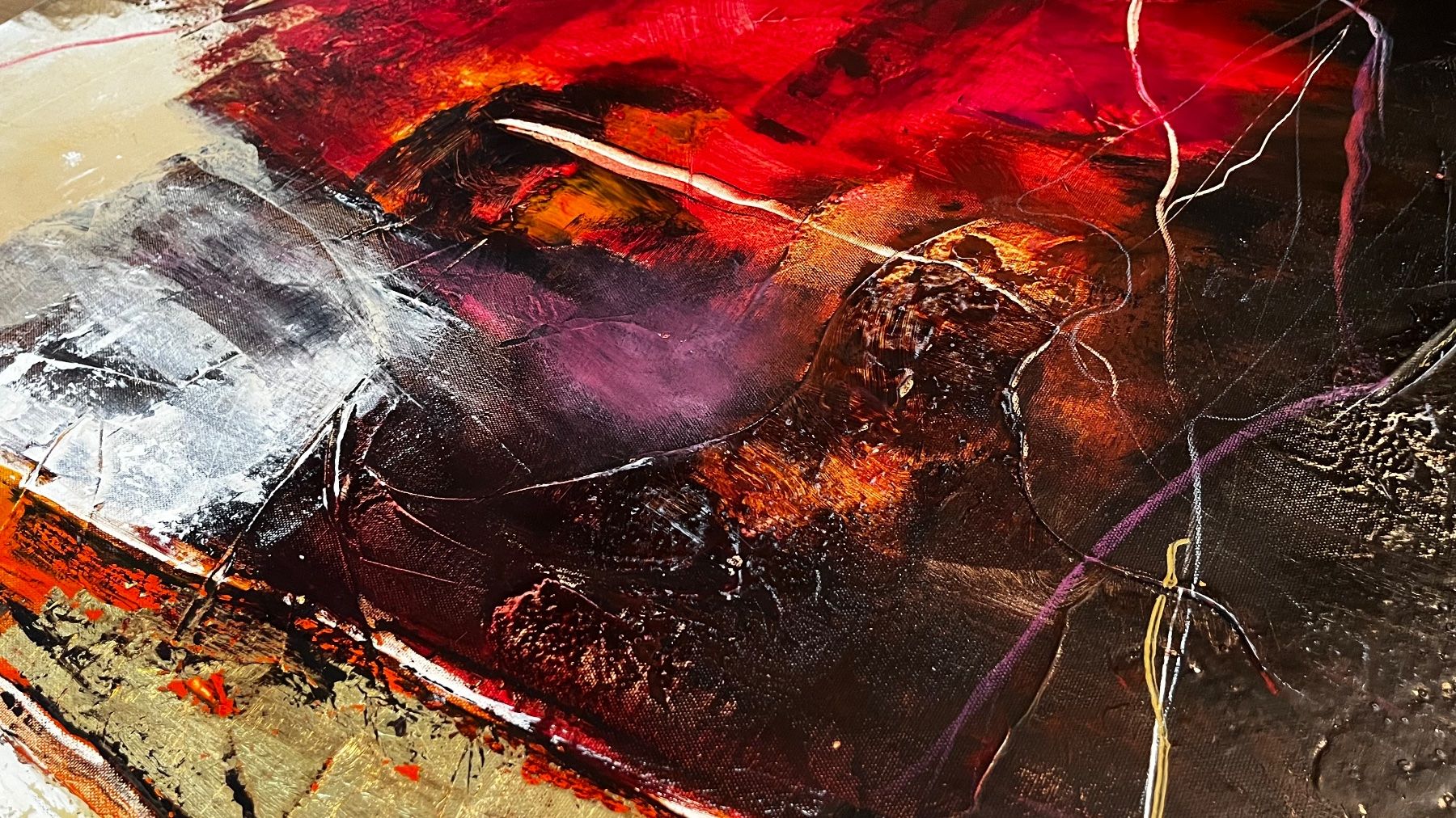 Dipinti: Bild "Gäbig" (ca. 90x120 cm) – Usato da Würenlos venduto da mgmustang67 4