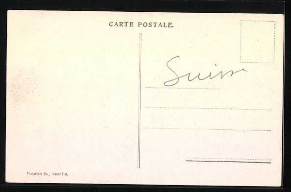 Cartes postales: Neuchâtel, Vue générale et les Alpes – D'occasion à Berlin par bartko-reher 1