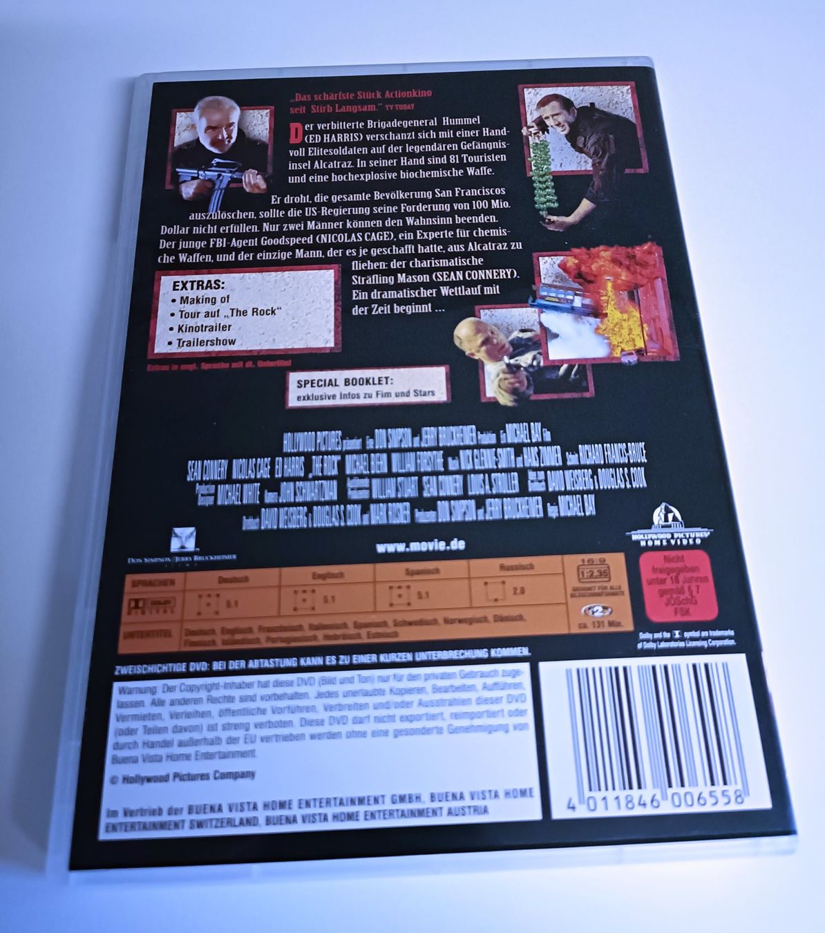 Alle DVDs: The Rock - Entscheidung auf Alcatraz – Gebraucht aus Köniz von Movieportal007 1