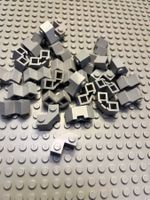 Lego 9 x Stein modifiziert 2x2(87620) hellgrau