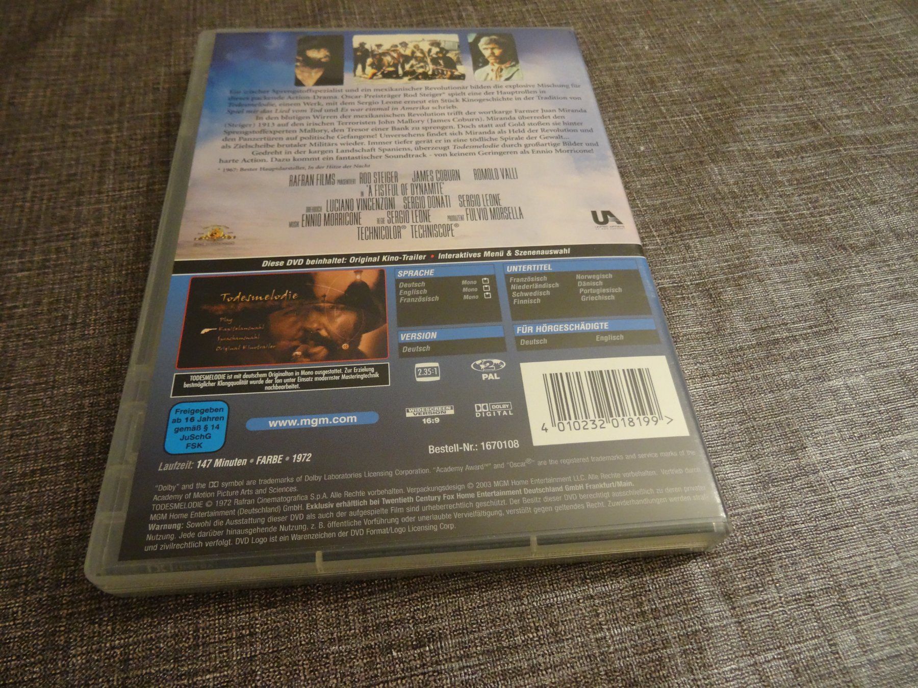Alle DVDs: DVD Todesmelodie – Gebraucht aus Olten von Disc-Verkauf 2