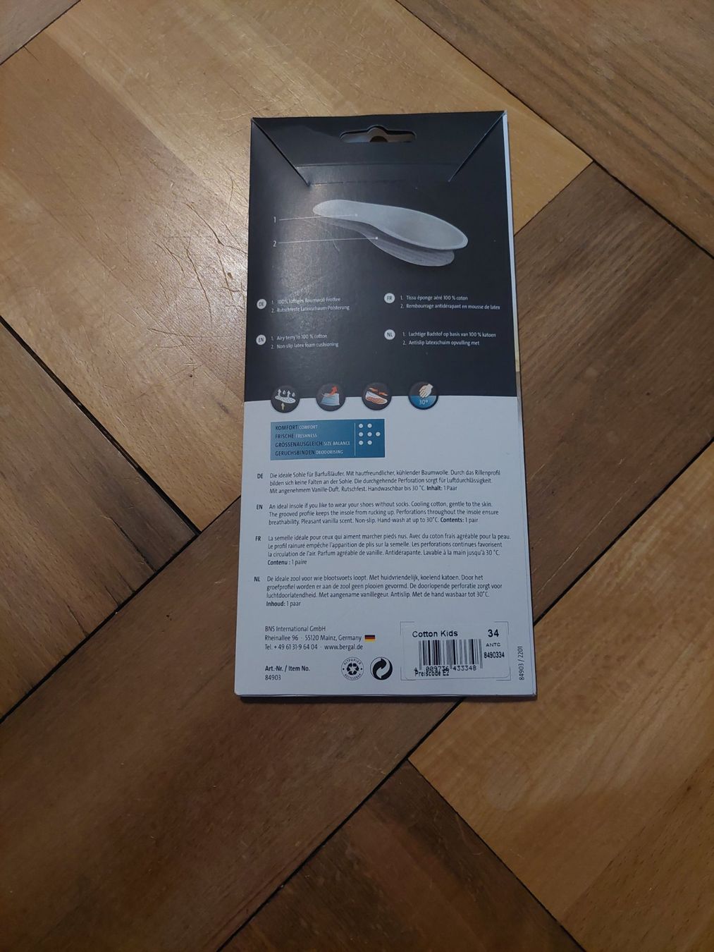 Schuhe für Jungen: Bergal Barfuss Einlegesohle Grösse 34 – Neu und originalverpackt aus Beckenried von Havacola 3