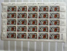 253, Bogen, ohne Falzspuren, Druckverschiebung, Spinne, etc