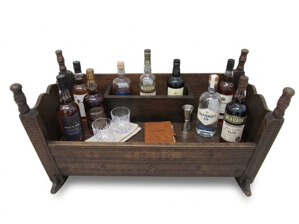 Letti: Kinderbett Wiege Engadin 1896 Coole Bar – Usato da Flums venduto da Flumsantik 6