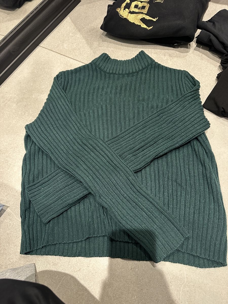 H&M Pullover & Sweatshirts: H&M Divided Strickpullover, dunkelgrün, Grösse S, Top! – Neu (gemäss Beschreibung) aus Ottenbach von Irinaberther