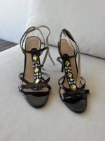 Sandaletten Guess schwarz mit Steinen Grösse 39.5 neuwertig